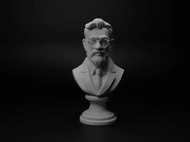 Tech Expert Bust Chess