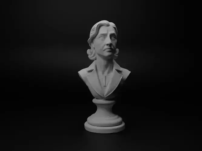 Voyager Bust Chess 3D print model