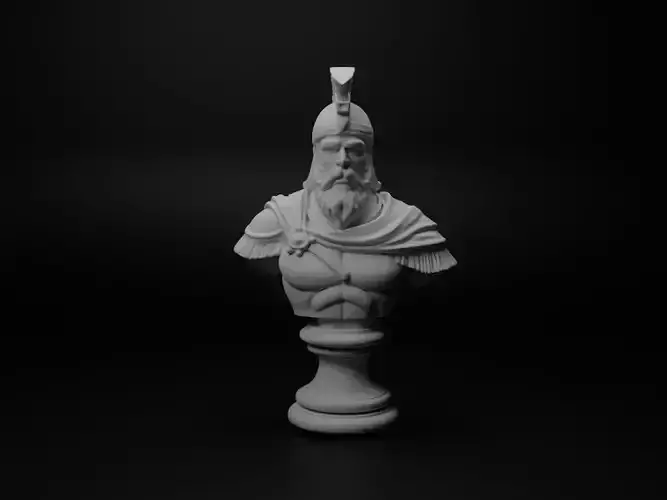 Warrior Bust Chess