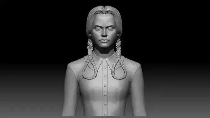 Christina Ricci Bust as Wednesday Addams 