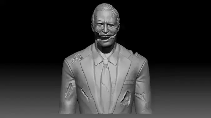 Zombie Joe Biden Bust