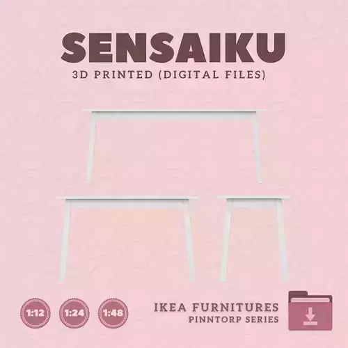 PINNTORP Furniture Series for Dollhouse - IKEA - 3D Print