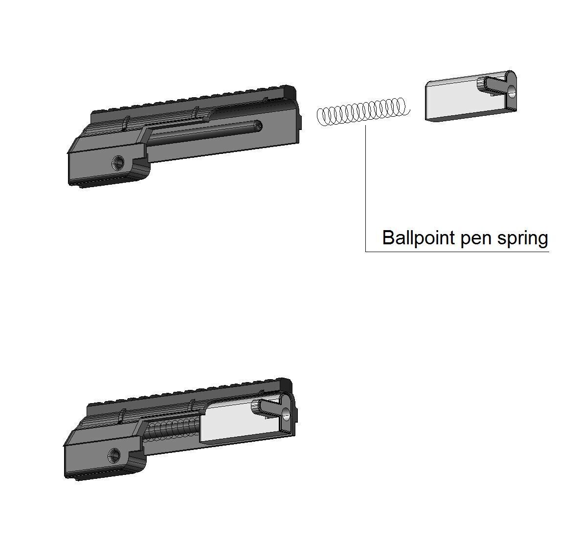 AK TACTICAL MINIATURE 3D print model_4