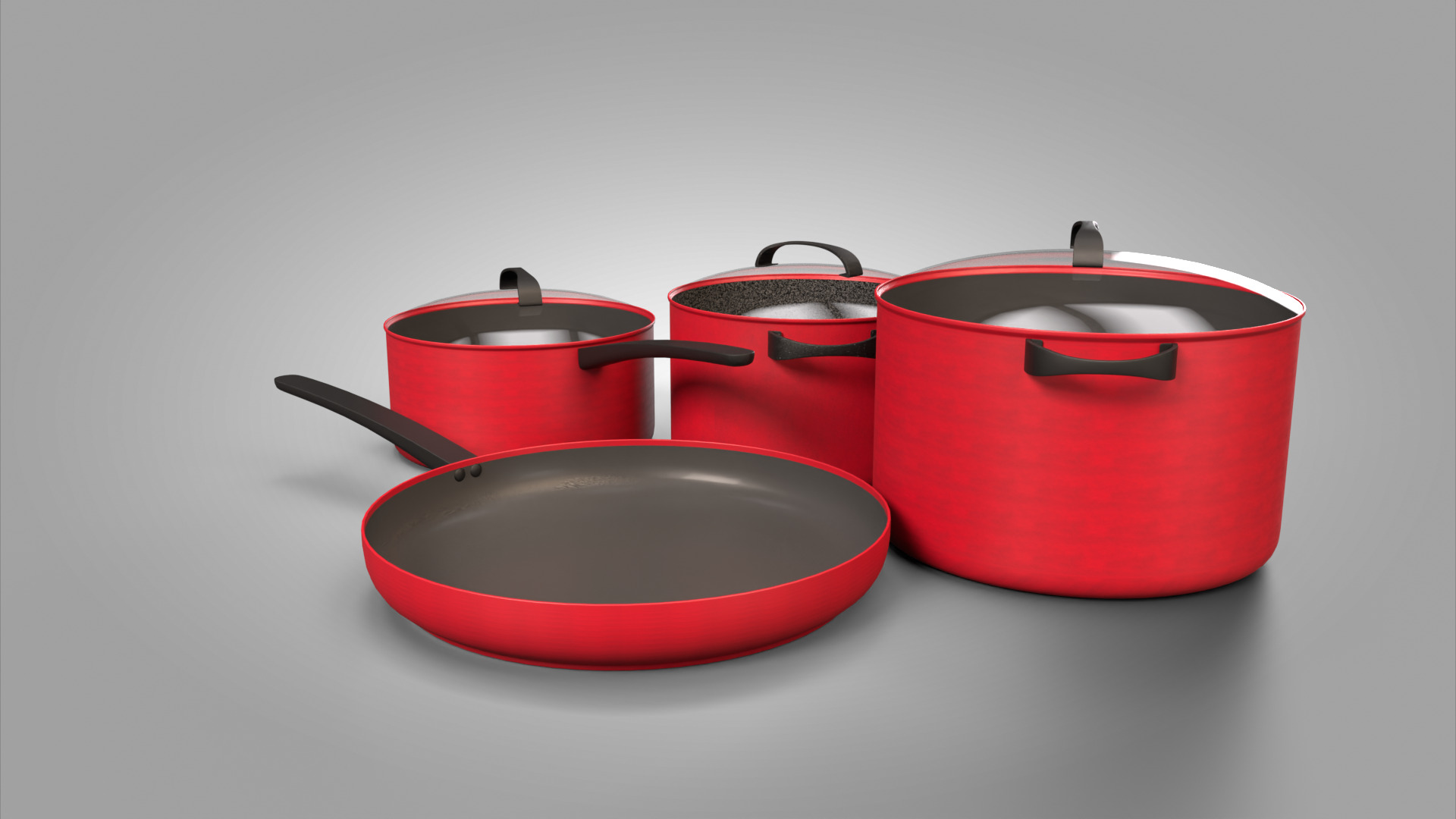 Cooking Pots 3D Model  High Quality  3D model_3