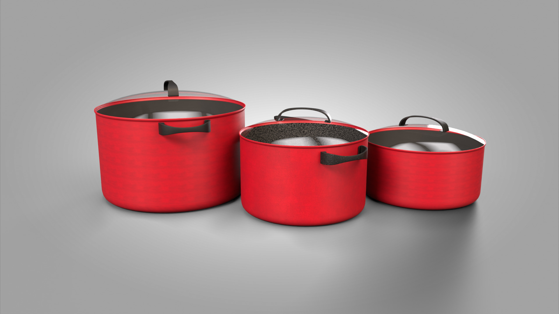 Cooking Pots 3D Model  High Quality  3D model_11