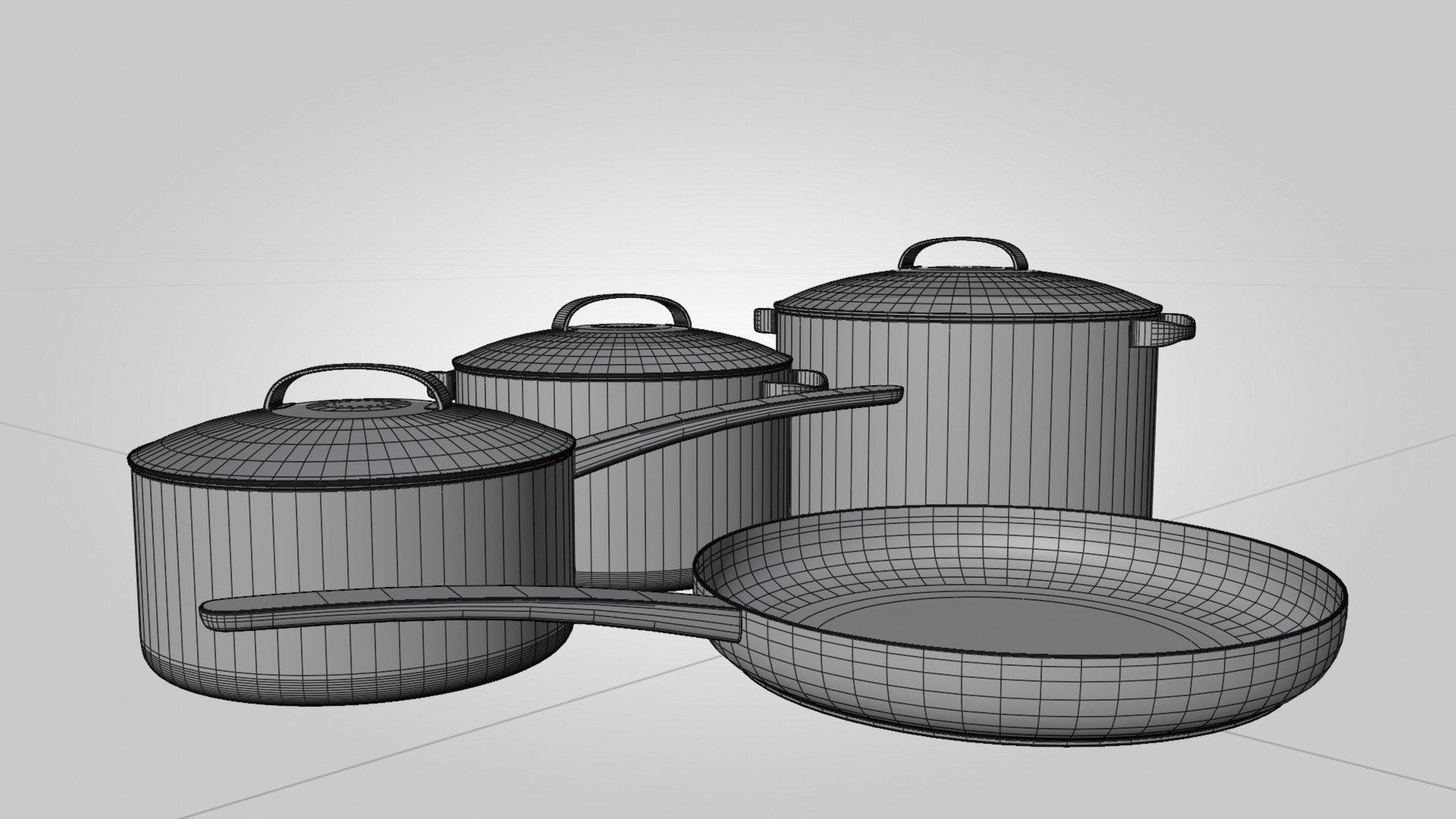 Cooking Pots 3D Model  High Quality  3D model_5