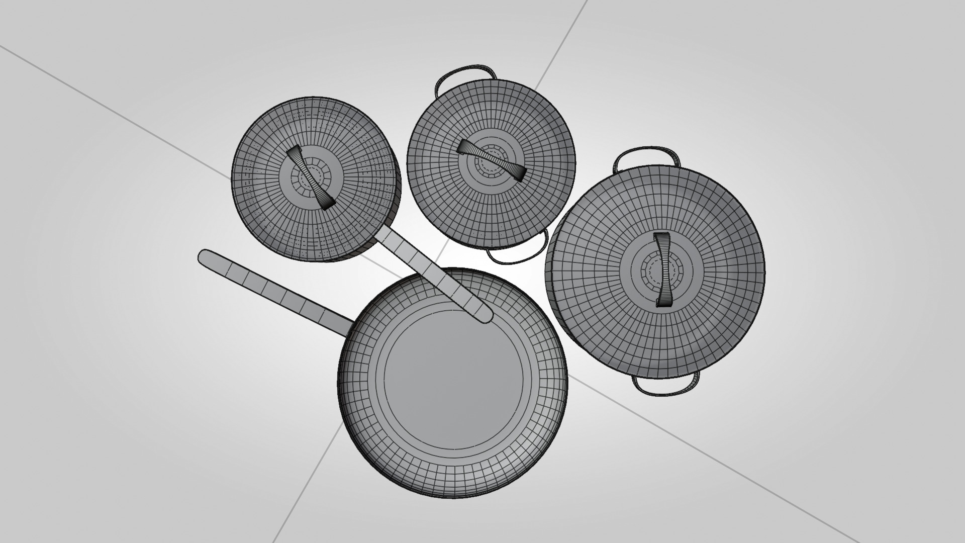 Cooking Pots 3D Model  High Quality  3D model_9