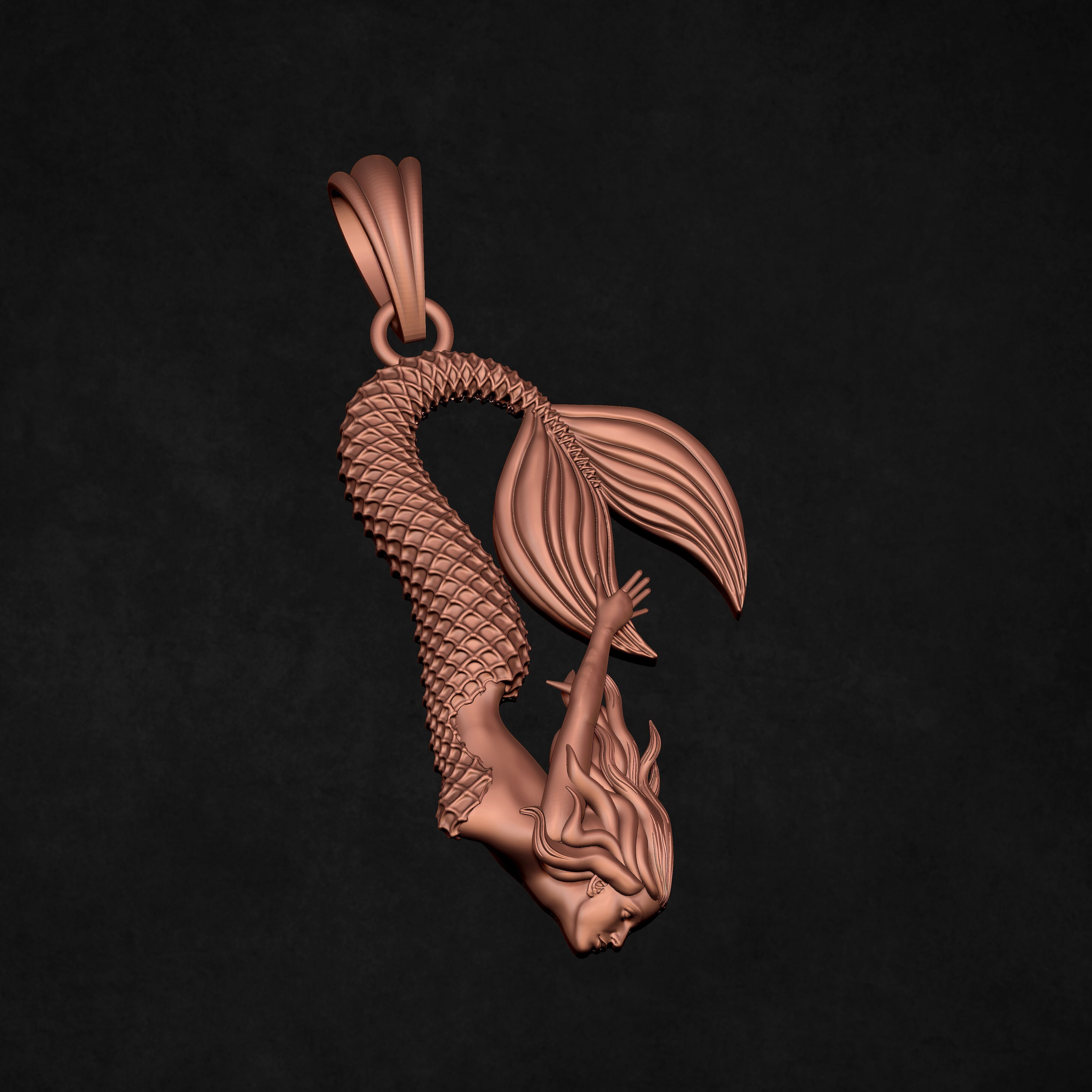 Jalpari Pendant 3D print model_6