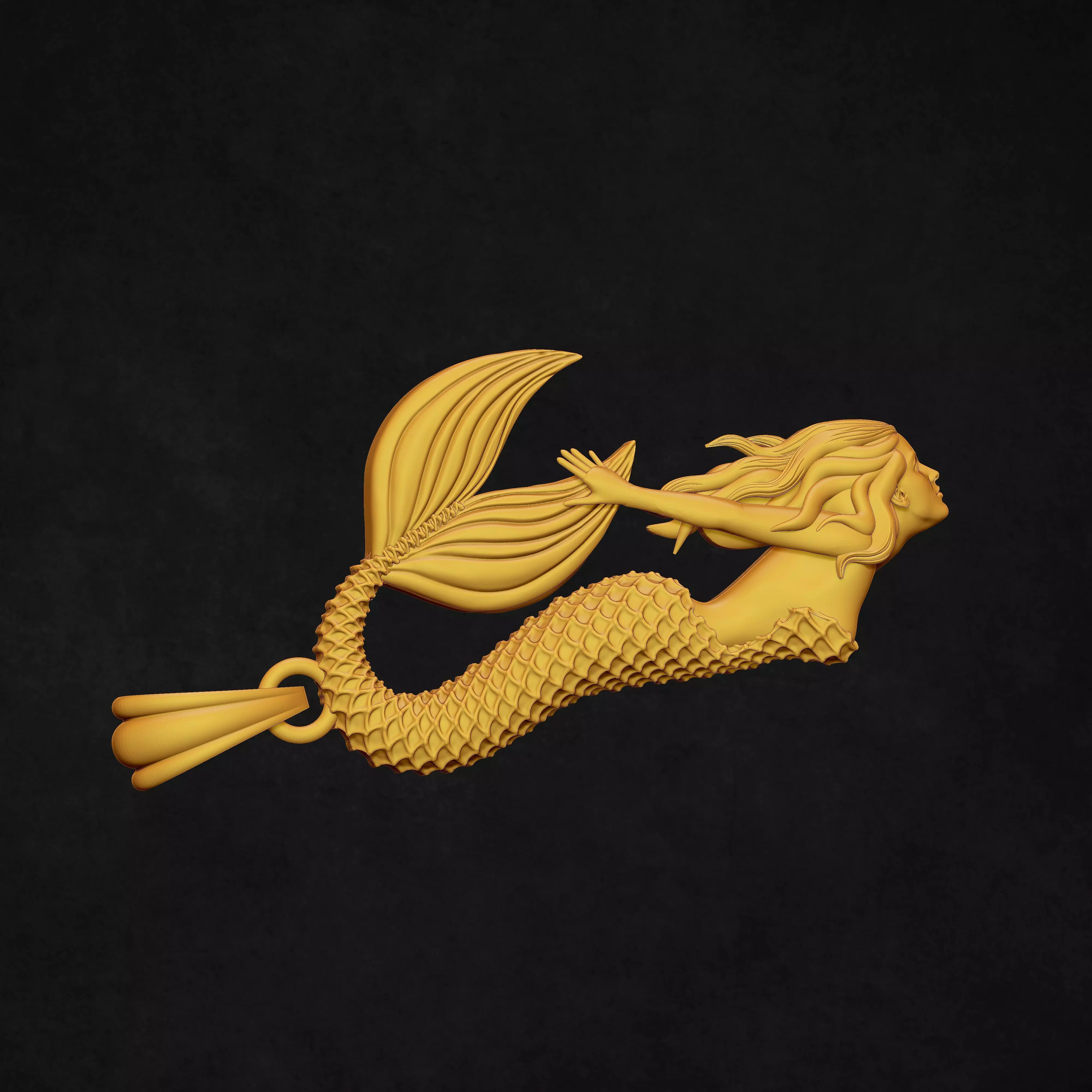 Jalpari Pendant 3D print model_0