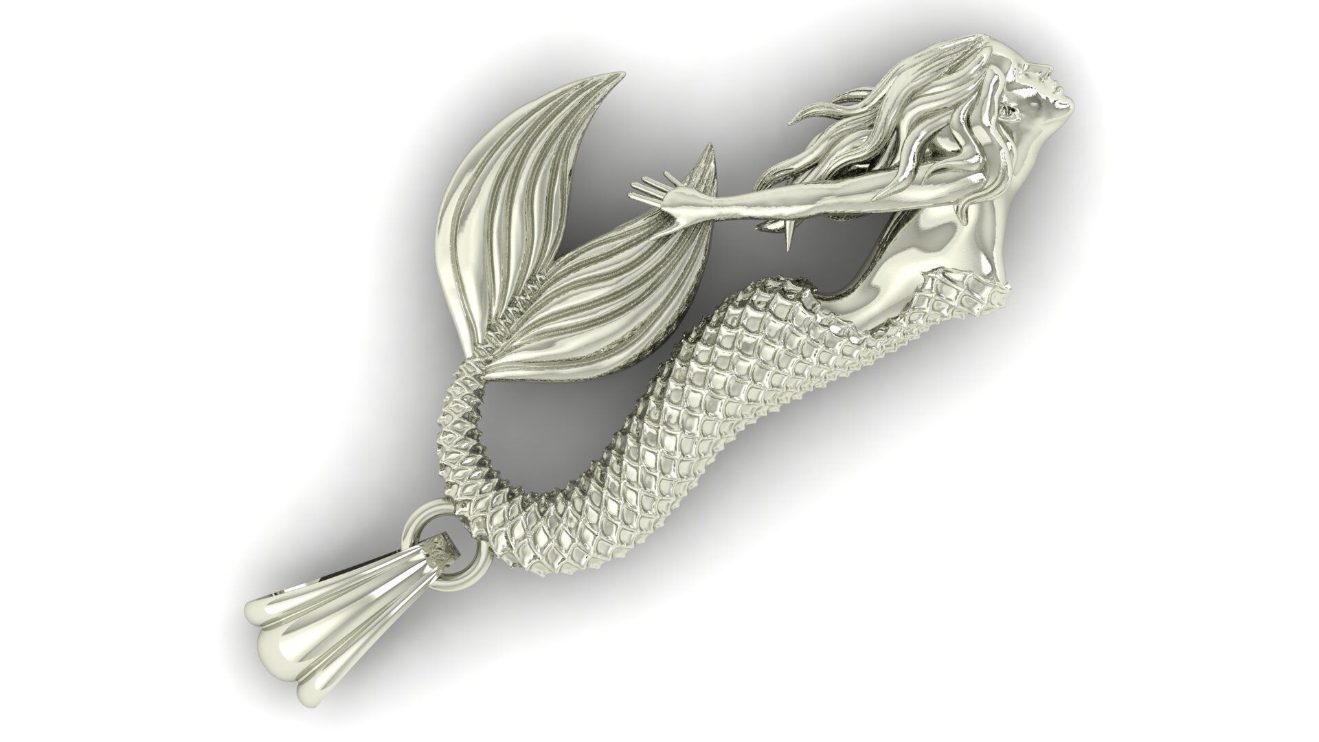 Jalpari Pendant 3D print model_8