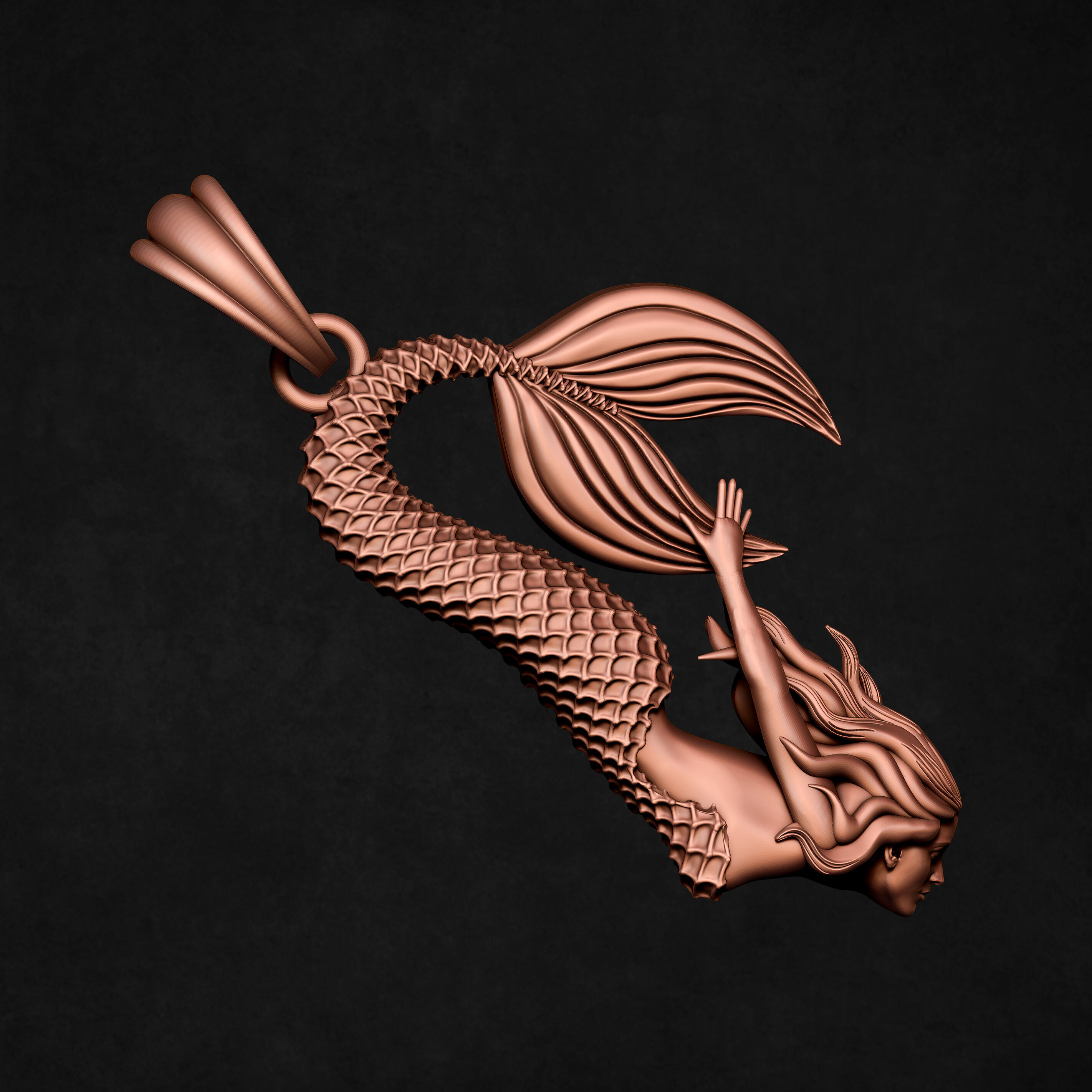 Jalpari Pendant 3D print model_1