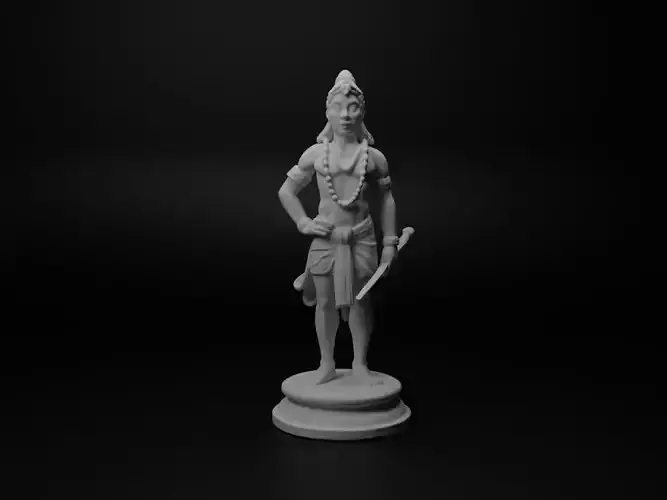 Brahma Bust Chess 3D print model