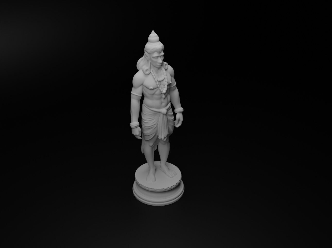 Brahma Bust Chess 3D print model_2