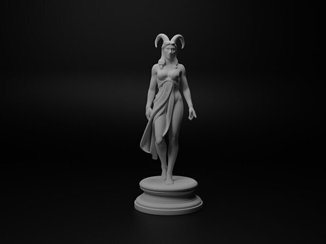 Hel Bust Chess 3D print model