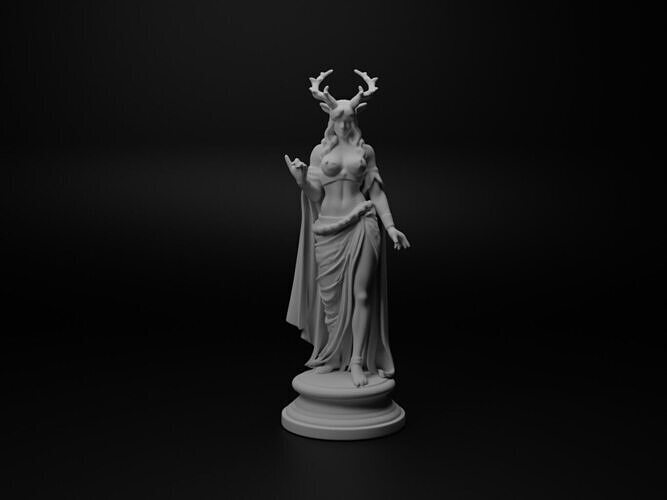 Hel Bust Chess 3D print model