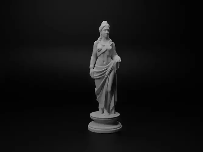 Hera Bust Chess 3D print model