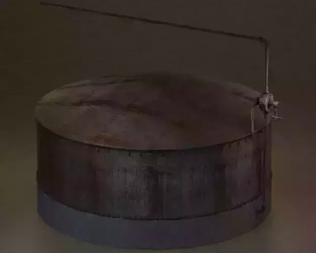 Industrial Era - rusty deposit