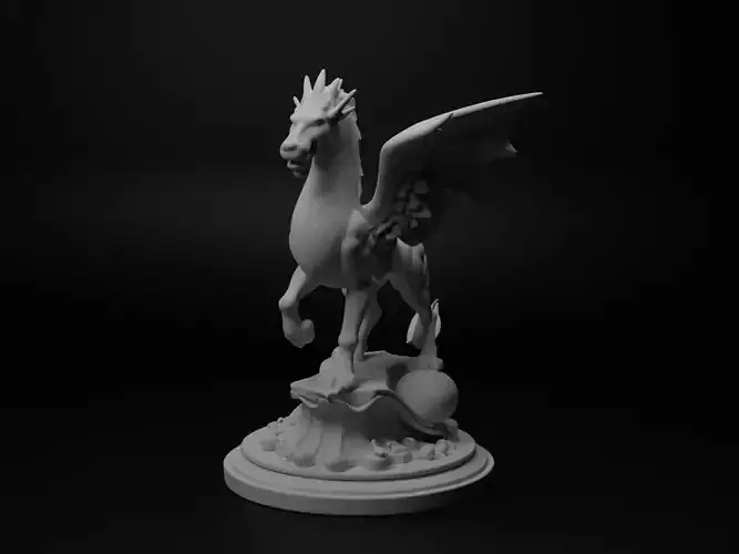chimera Bust Chess 3D print model