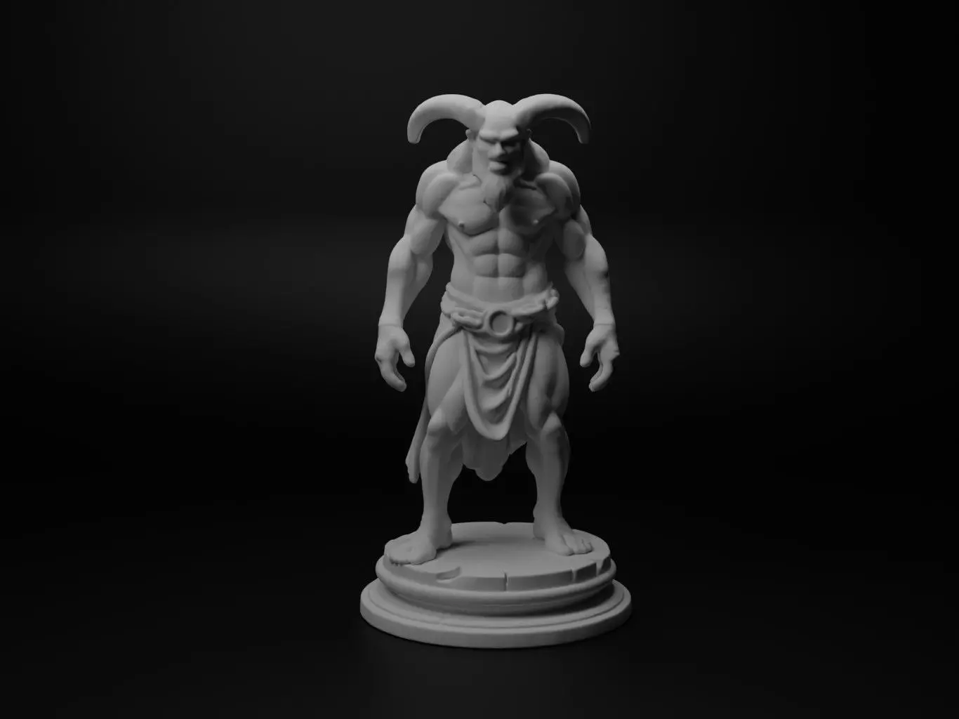 draugr Bust Chess 3D print model