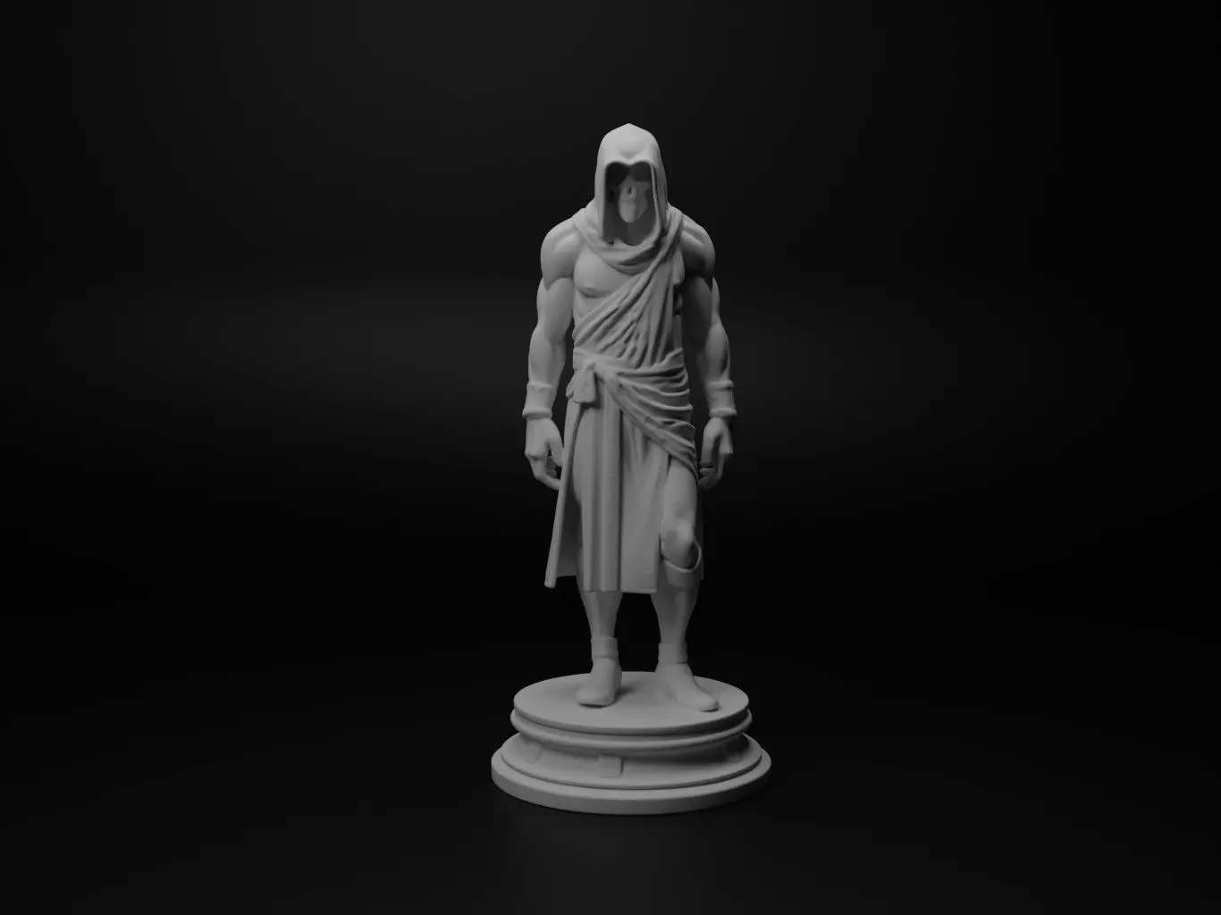 gashadokuro Bust Chess 3D print model