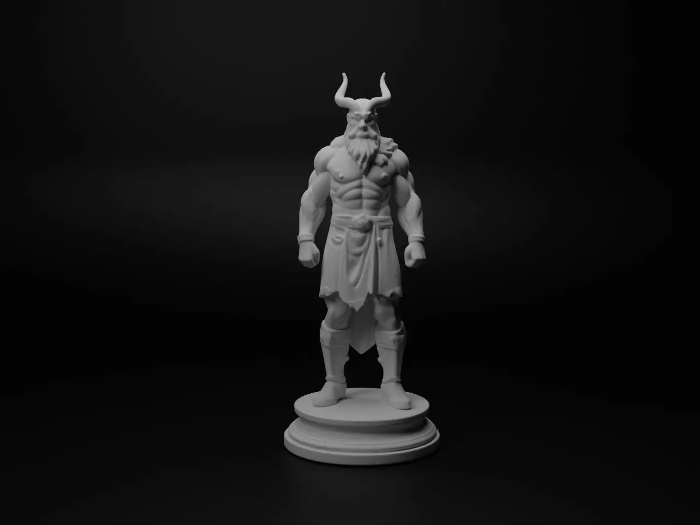 Odin Bust Chess 3D print model