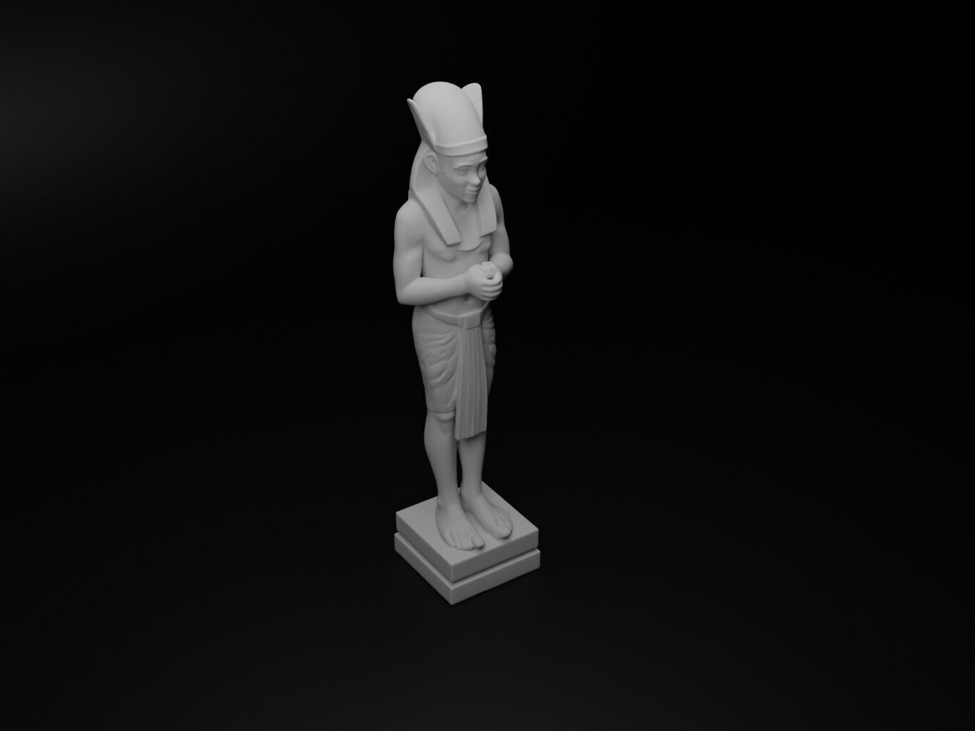 Ptah Bust Chess 3D print model_2
