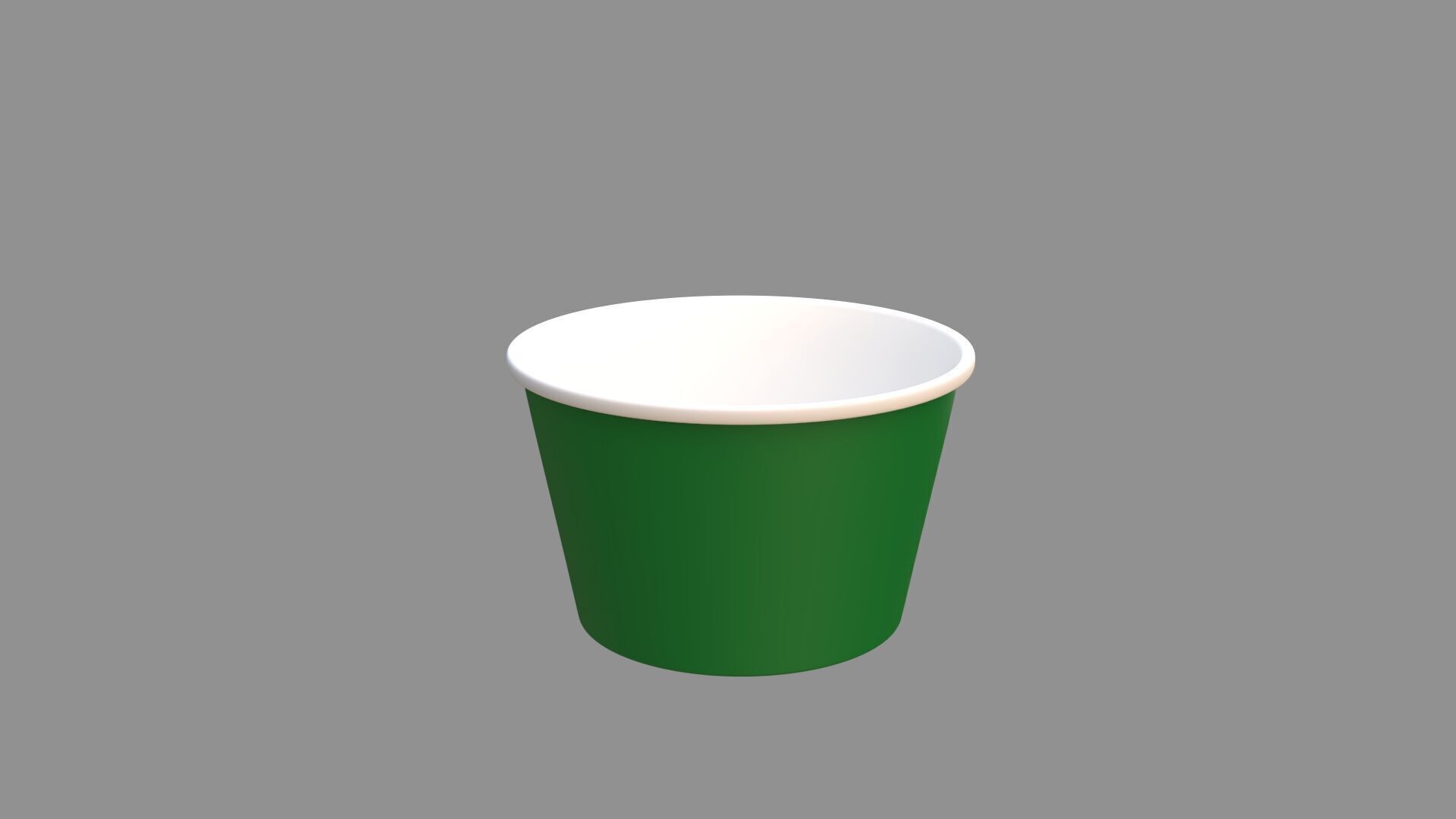 ice cream paper cup collection of 6 3D model_14