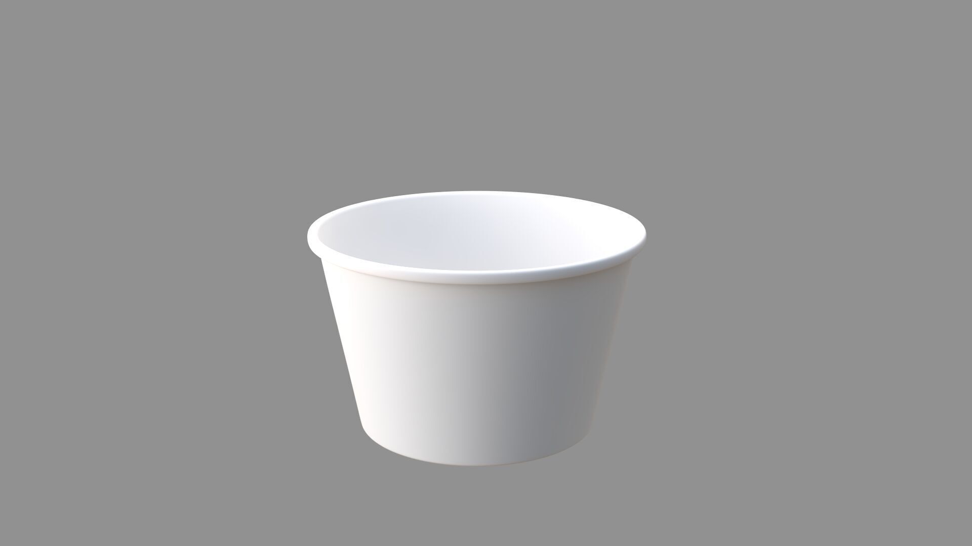 ice cream paper cup collection of 6 3D model_29