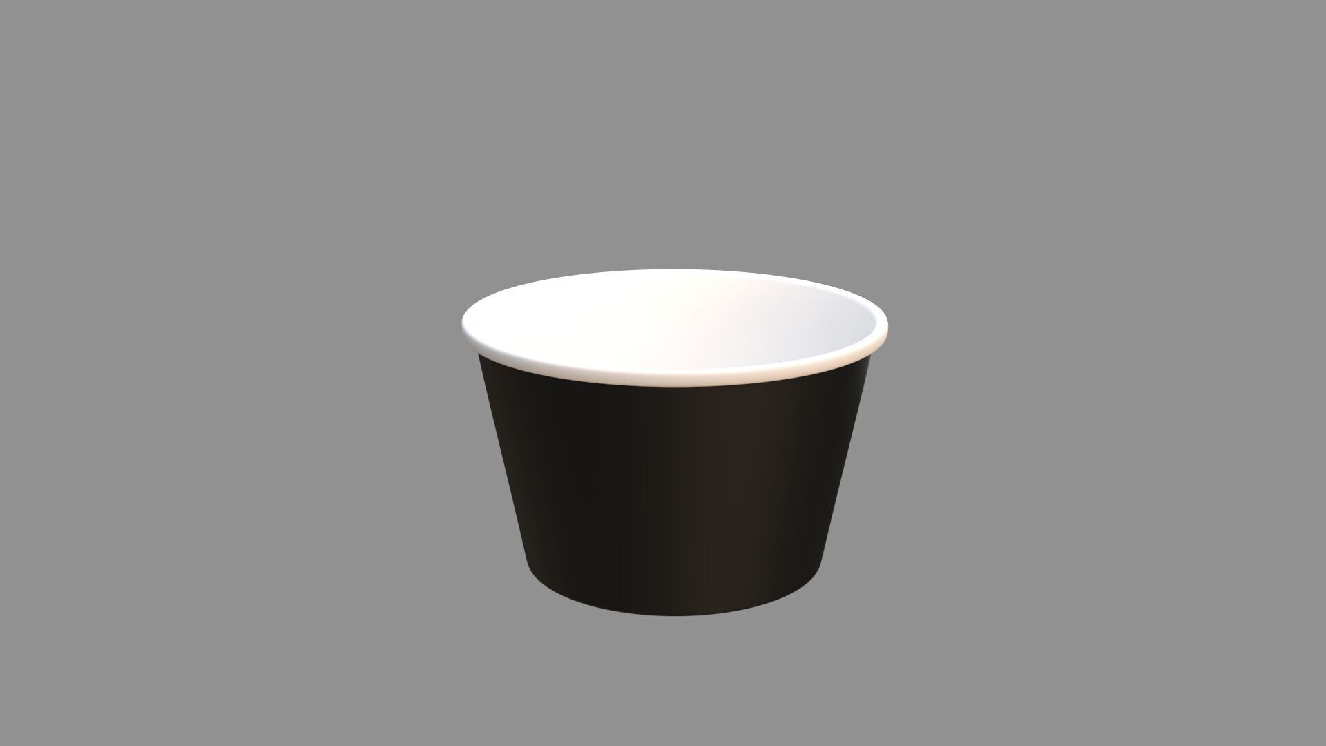 ice cream paper cup collection of 6 3D model_3