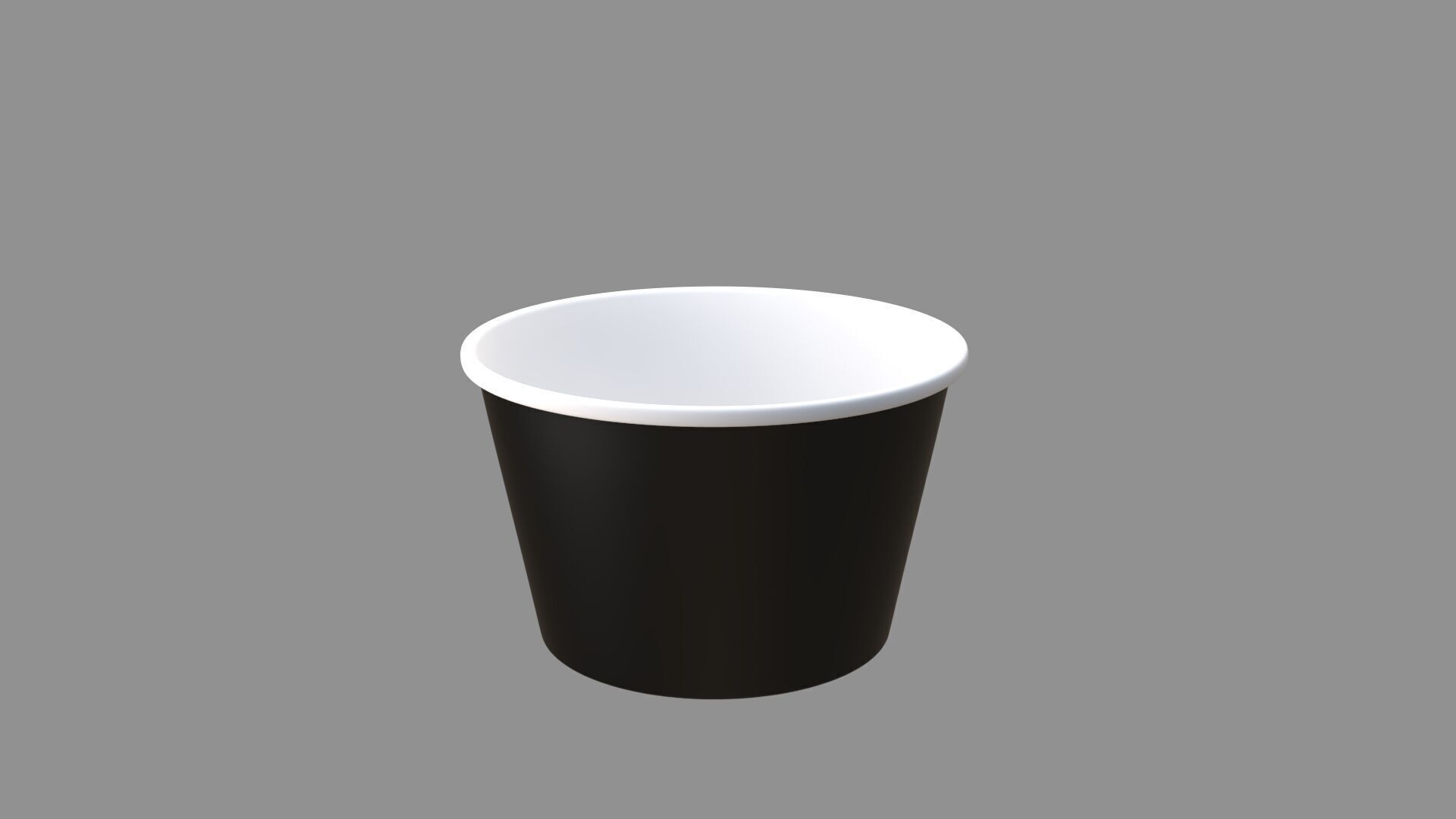 ice cream paper cup collection of 6 3D model_2