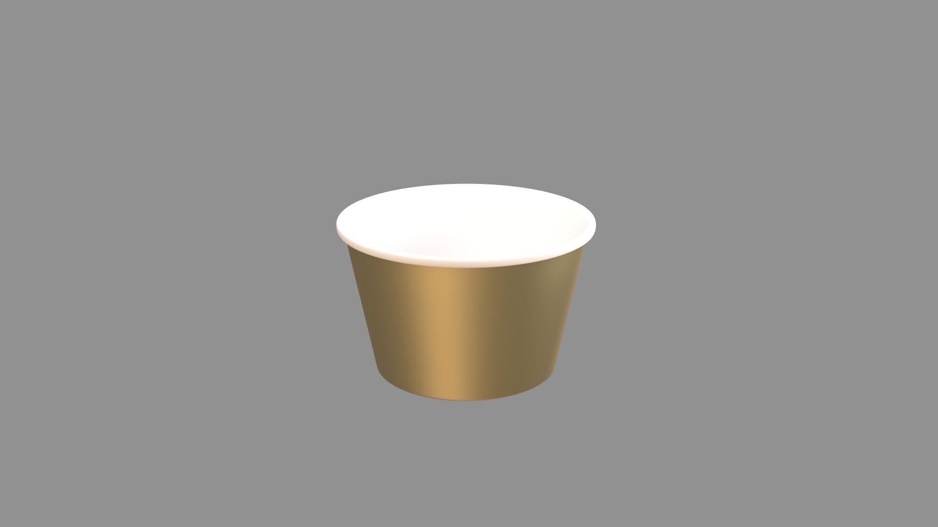 ice cream paper cup collection of 6 3D model_6