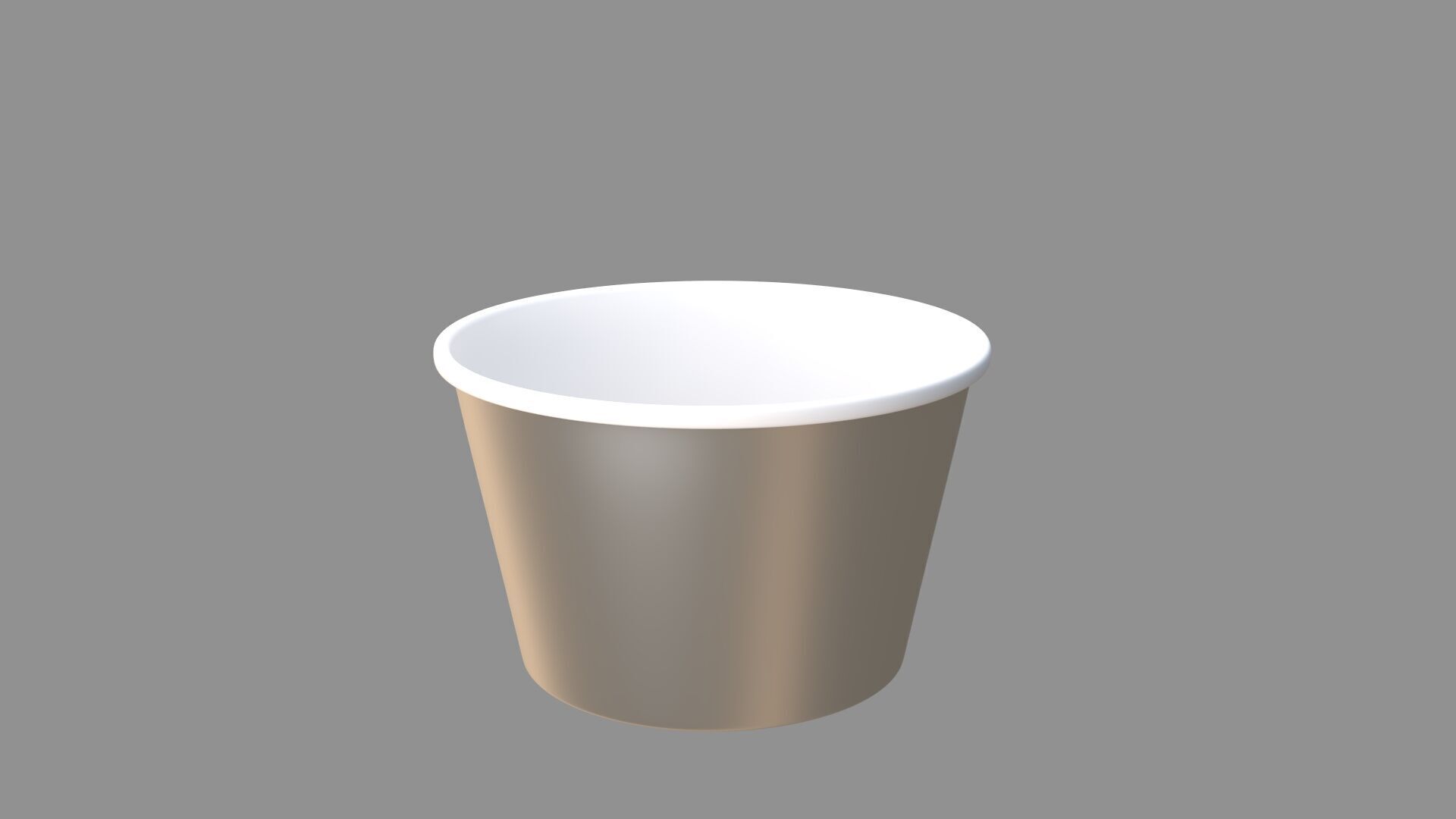 ice cream paper cup collection of 6 3D model_23