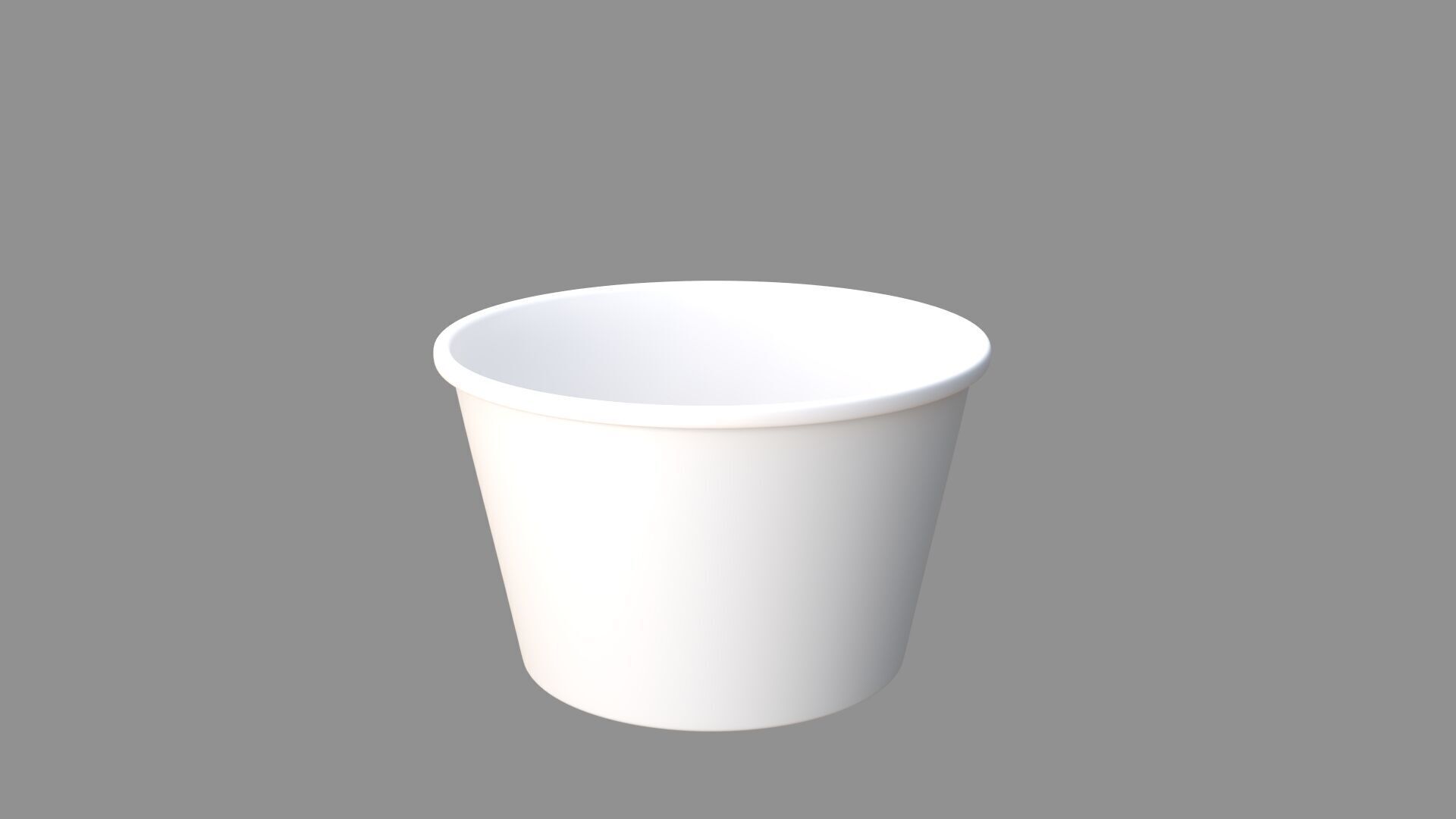 ice cream paper cup collection of 6 3D model_28