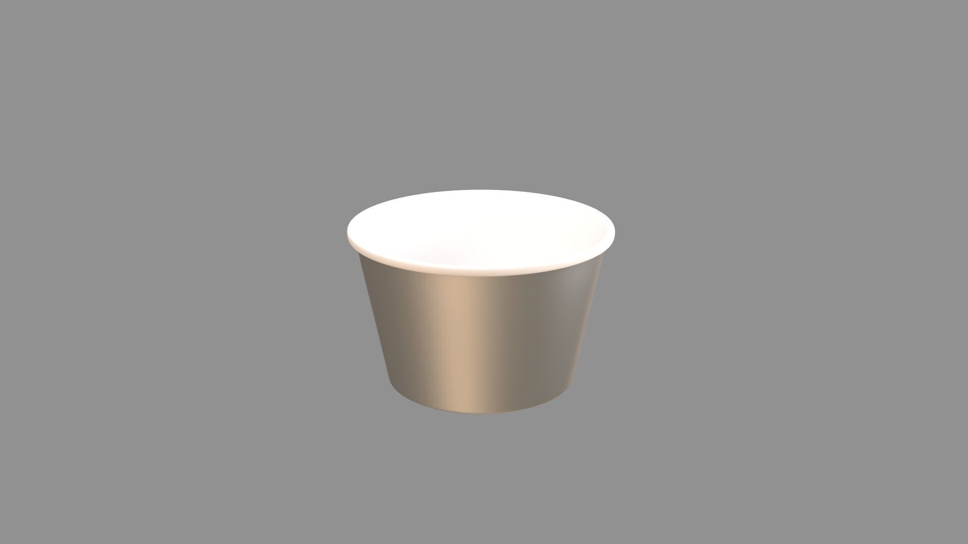 ice cream paper cup collection of 6 3D model_22