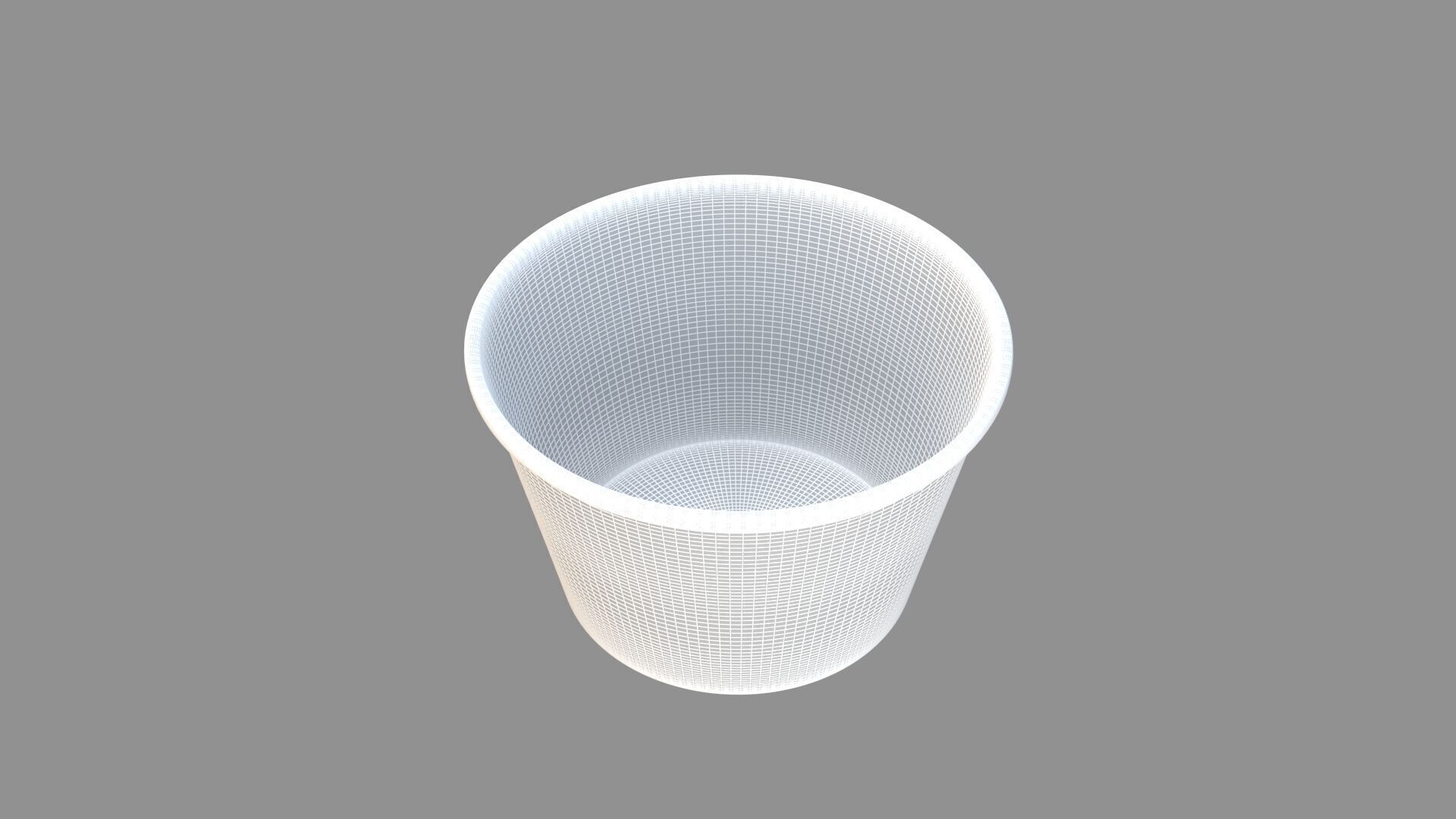 ice cream paper cup collection of 6 3D model_27