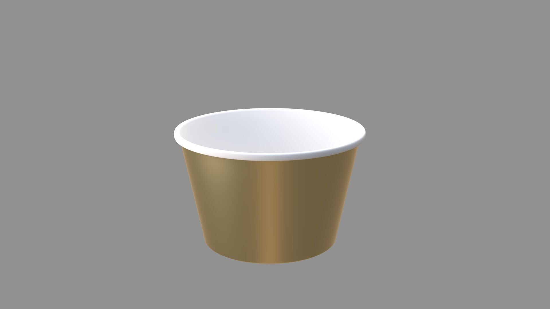 ice cream paper cup collection of 6 3D model_9