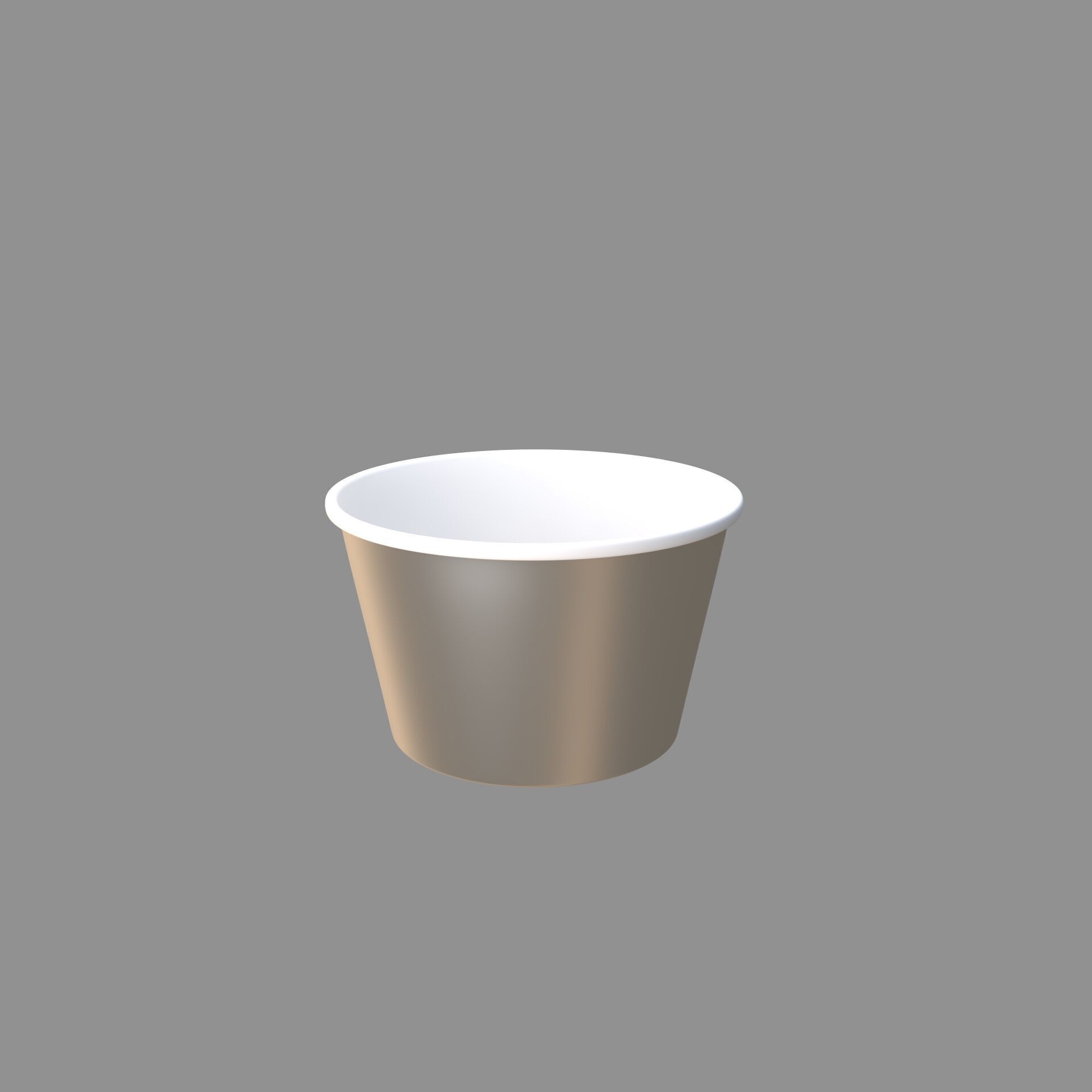ice cream paper cup collection of 6 3D model_20
