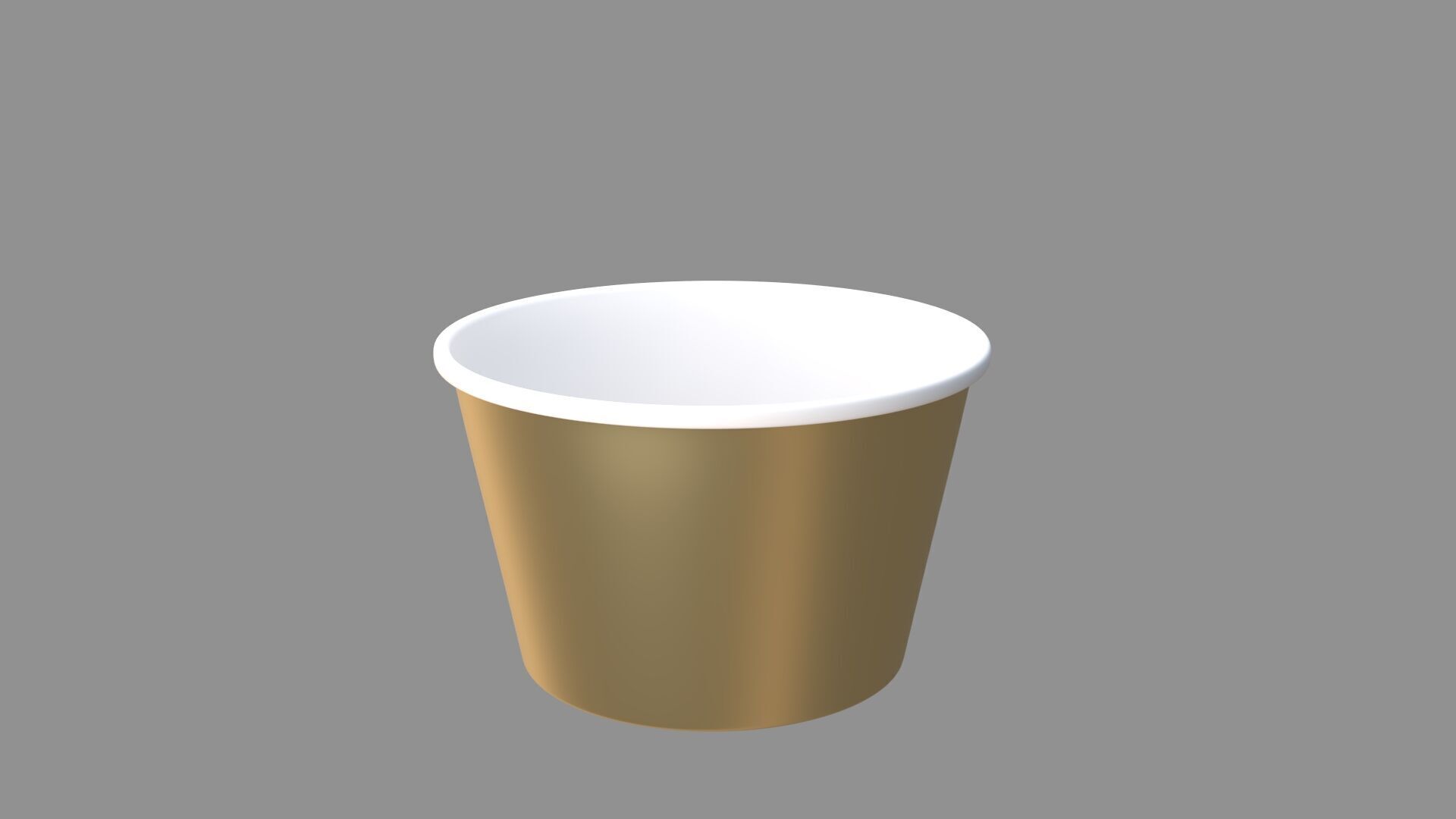 ice cream paper cup collection of 6 3D model_10