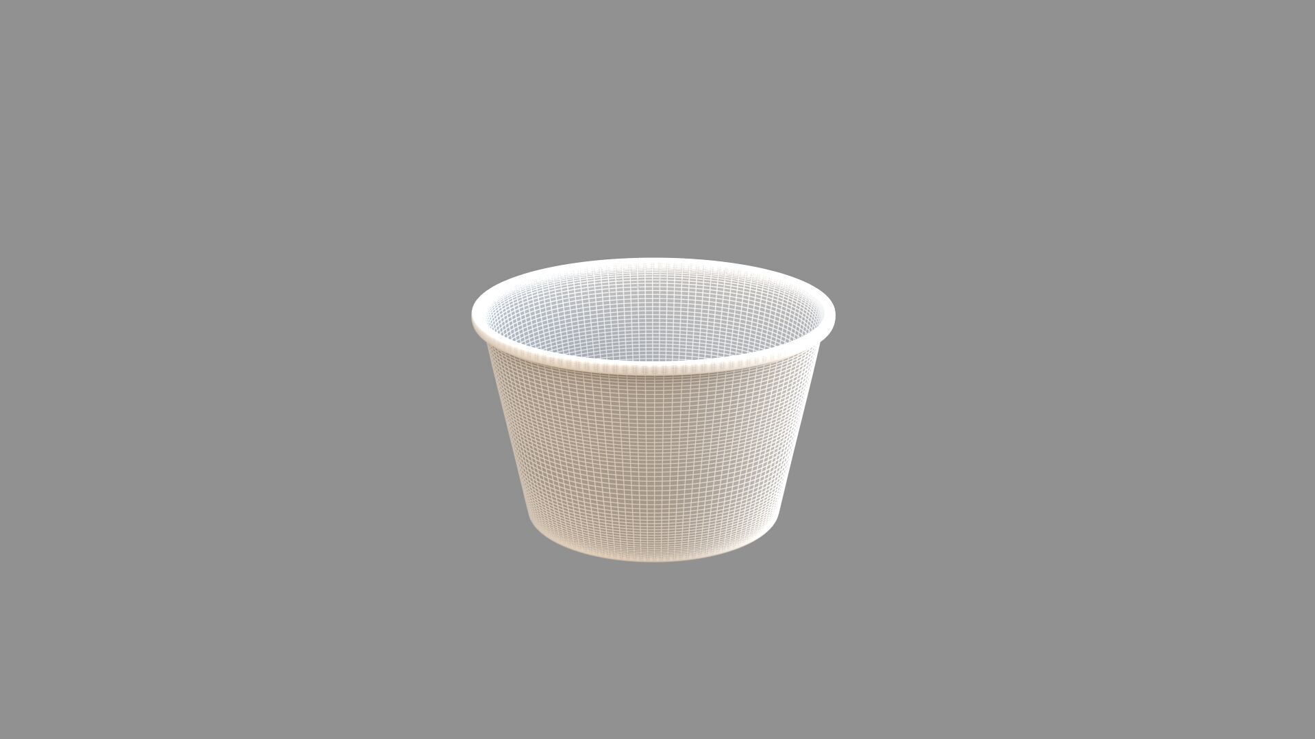 ice cream paper cup collection of 6 3D model_24