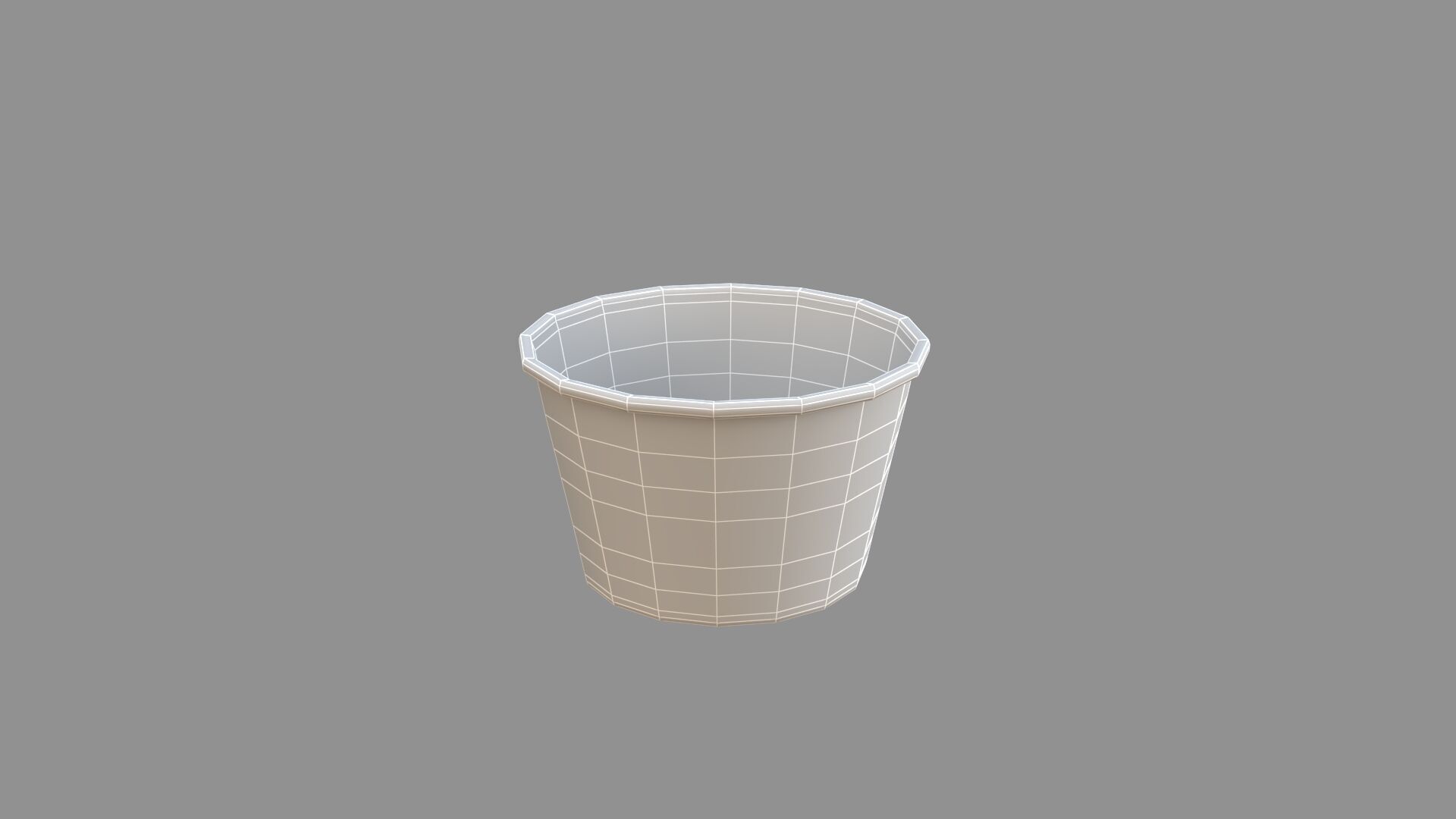 ice cream paper cup collection of 6 3D model_25