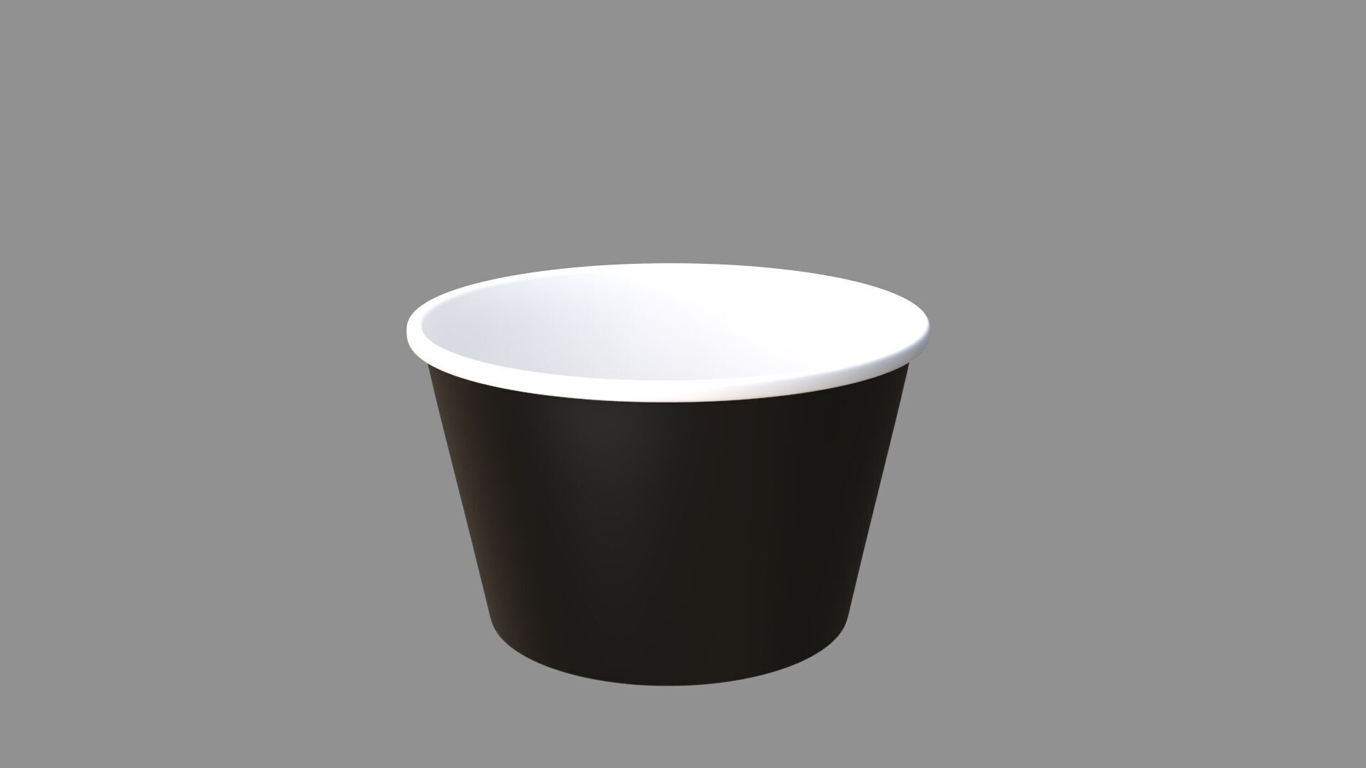 ice cream paper cup collection of 6 3D model_1