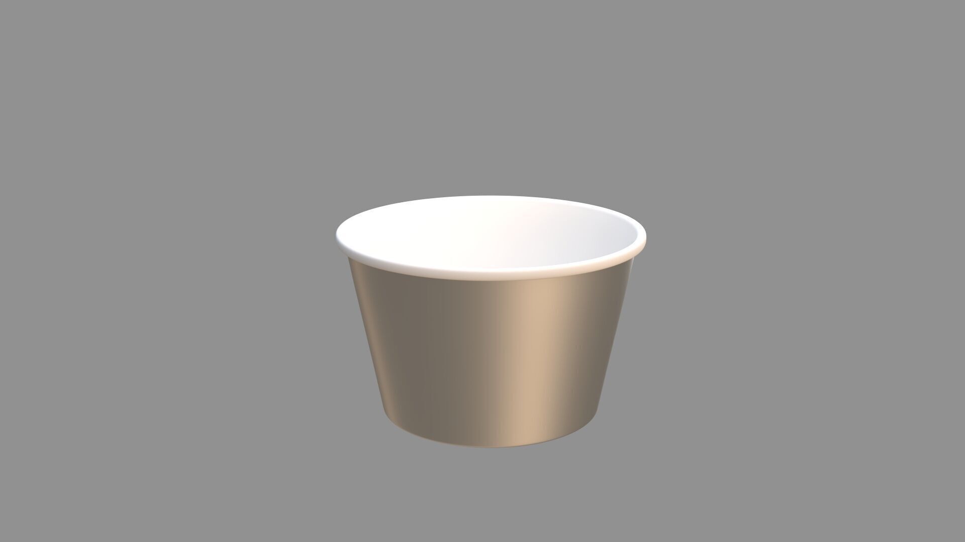 ice cream paper cup collection of 6 3D model_18