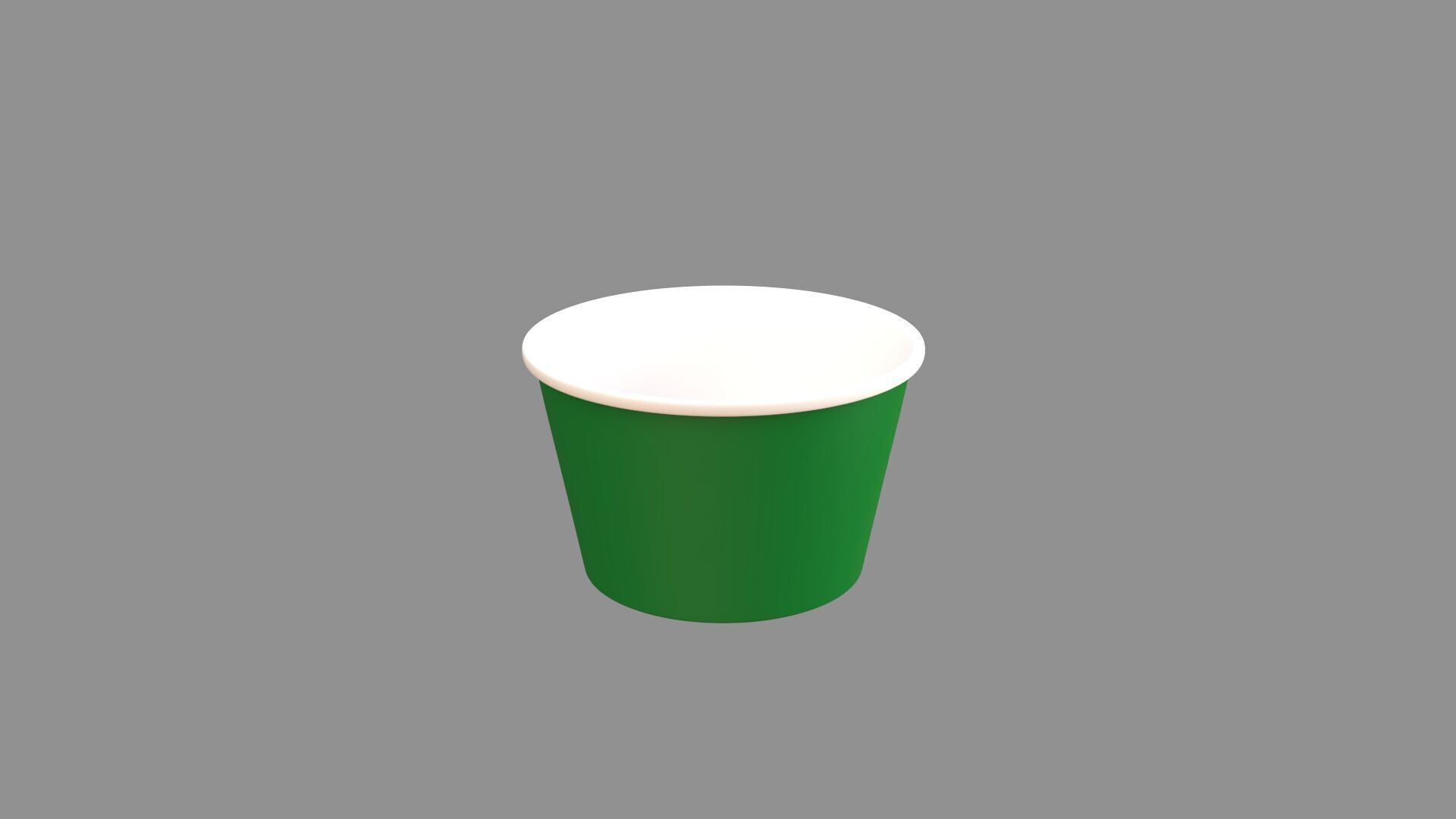 ice cream paper cup collection of 6 3D model_11