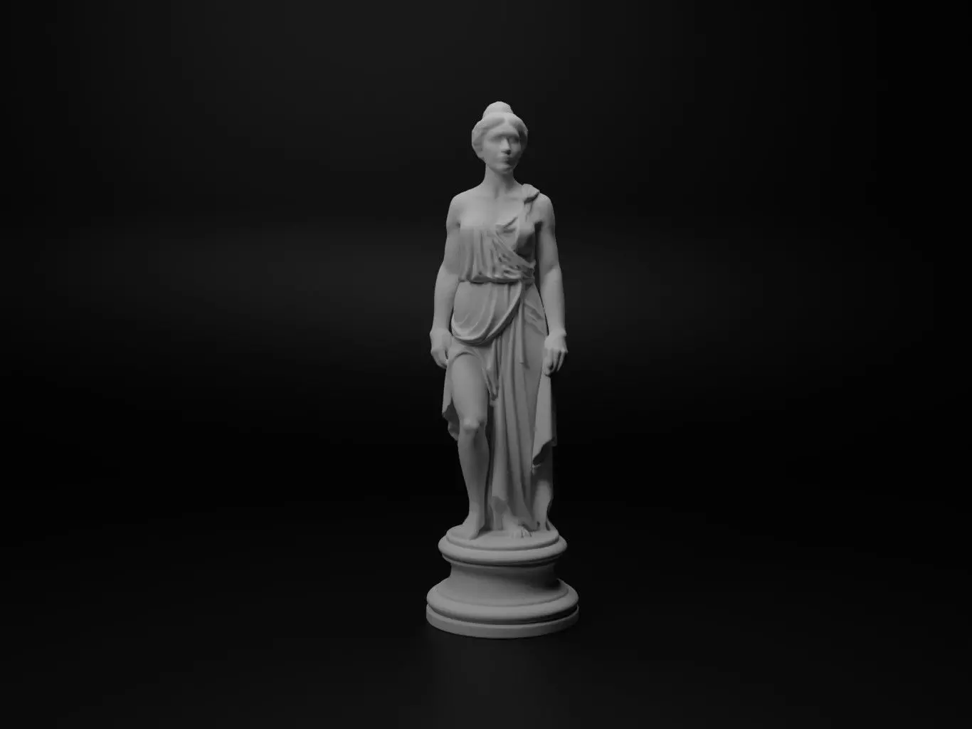 Vesta Bust Chess 3D print model