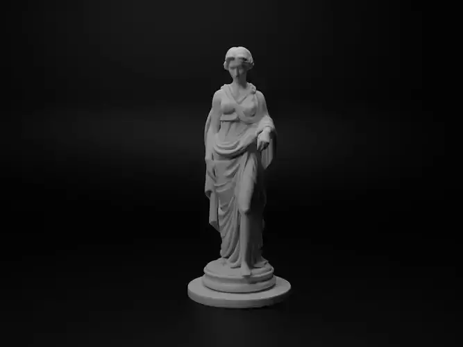 Vesta Bust Chess 3D print model