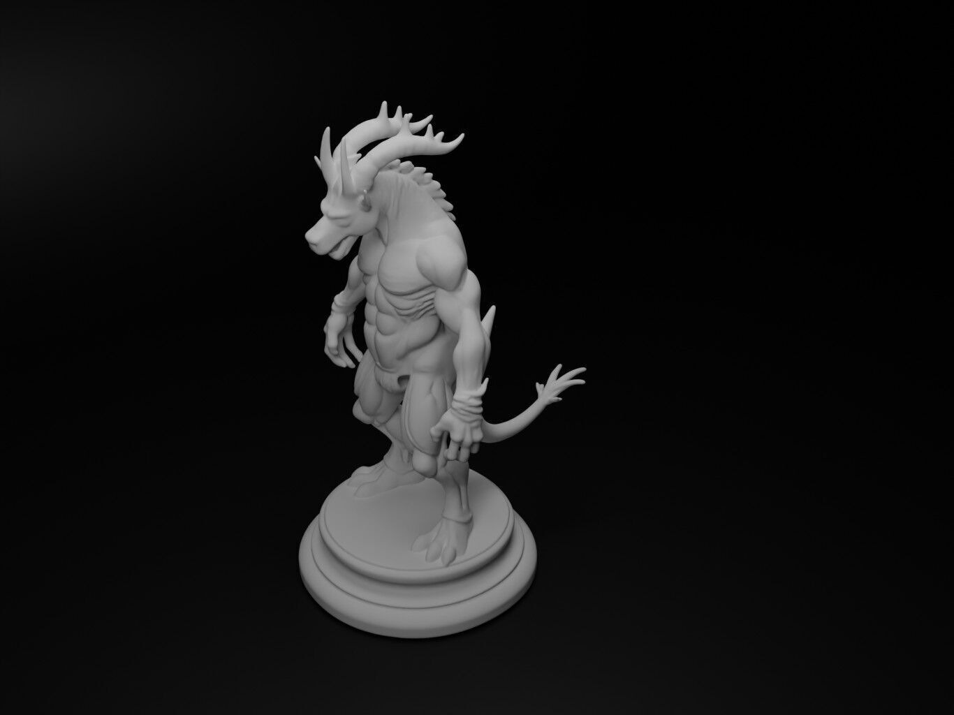 nidhogg Bust Chess 3D print model_2
