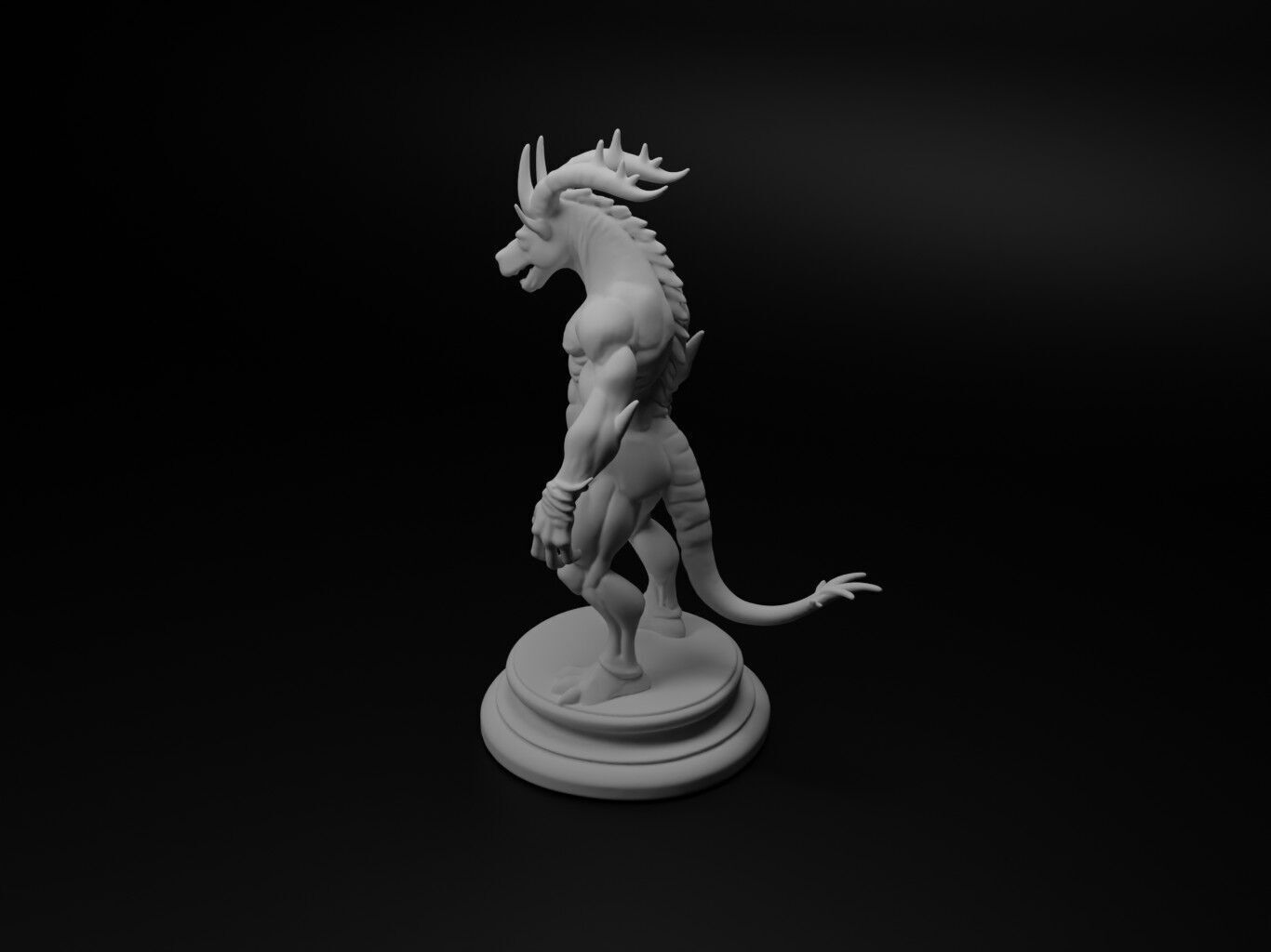 nidhogg Bust Chess 3D print model_1