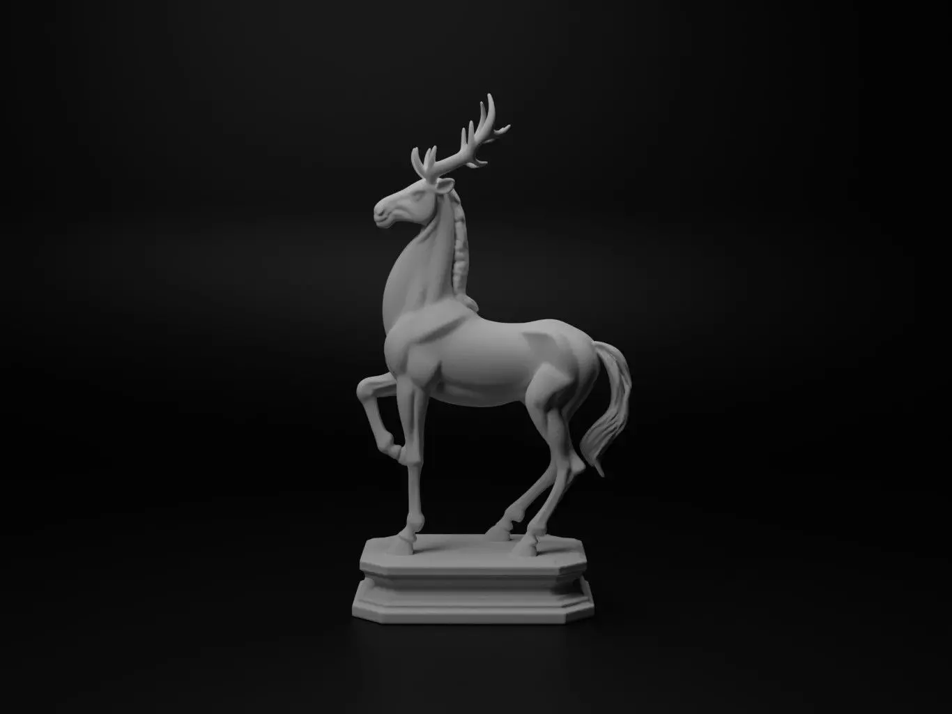 sleipnir Bust Chess 3D print model