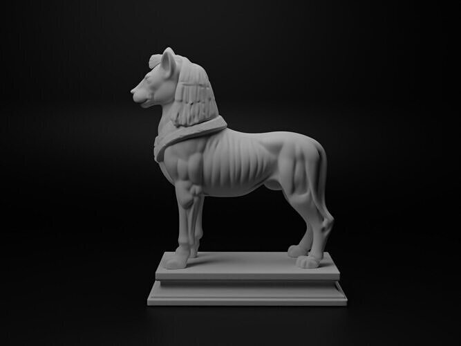 sphinx Bust Chess 3D print model