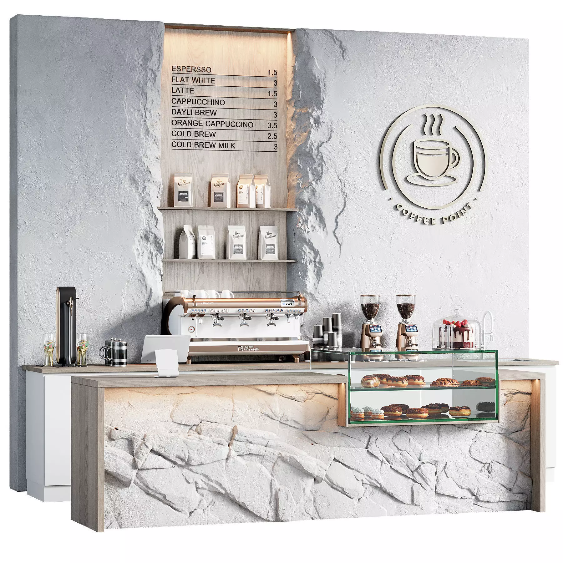 Coffee Bar 11 3D model_0
